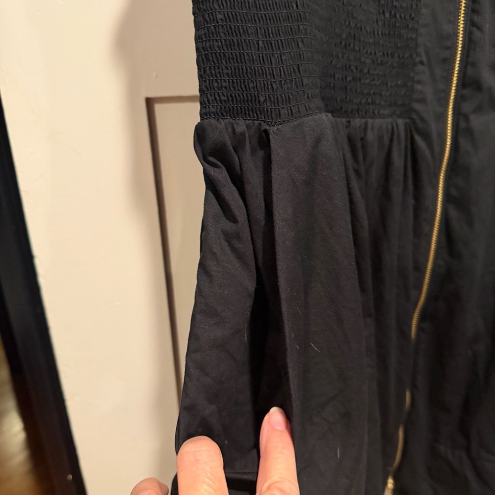 Anthropologie Black Tommie Mini Shirt Dress XL - Picture 5 of 8